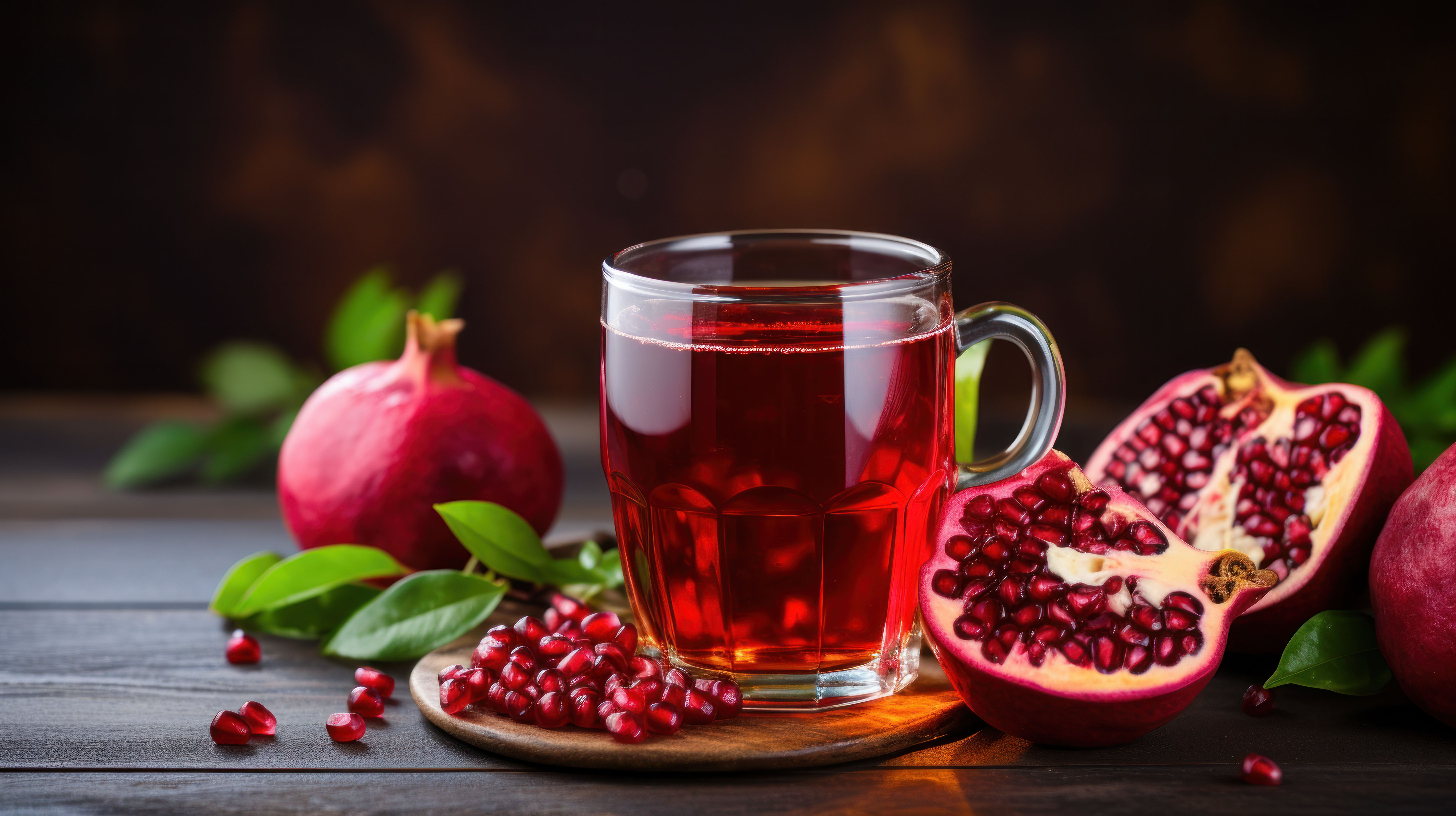 آب انار برای افزایش درخشندگی پوست